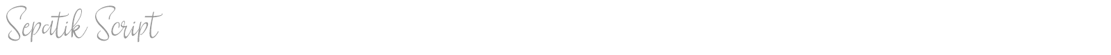 Sepatik Script font preview